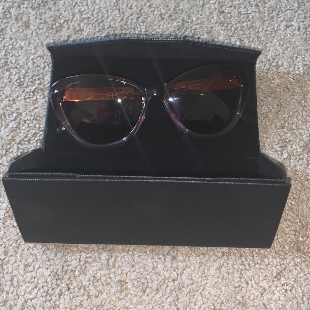 Purple/brown sunglasses